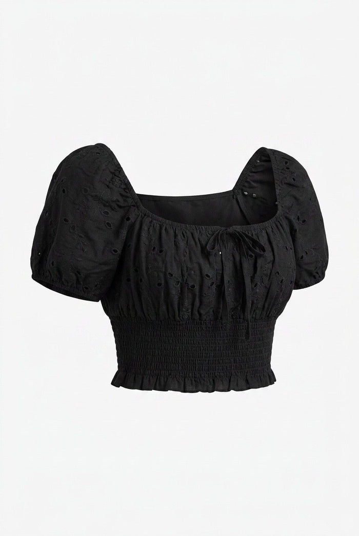 BLUSA OJALILLO TIPO CAMPESINA