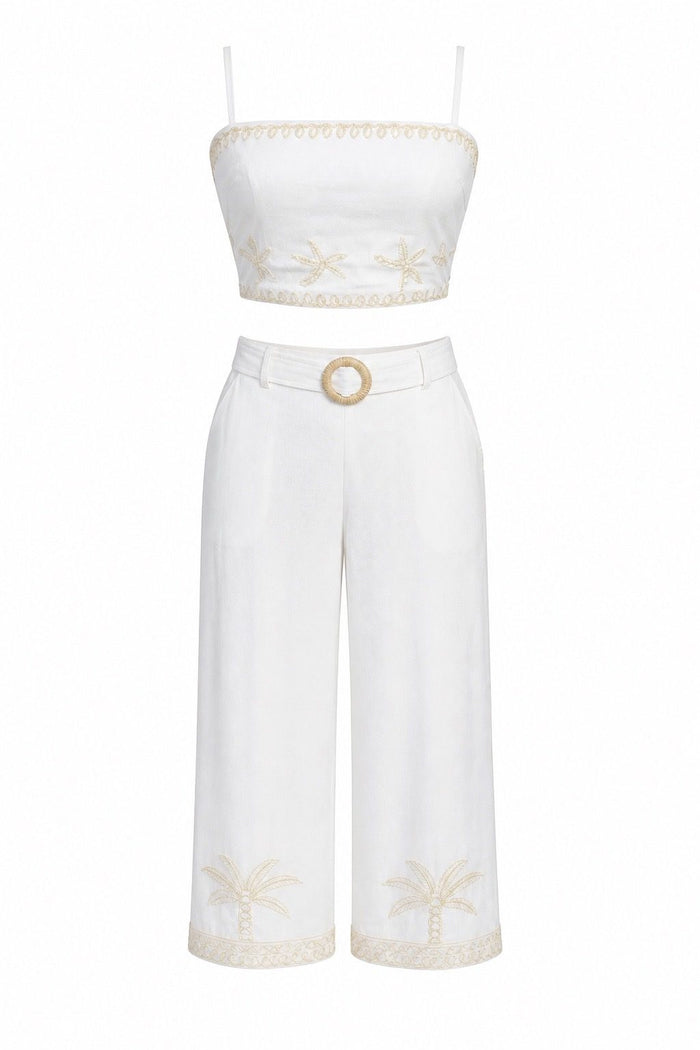 SET PANTALON Y BLUSA BORDADO
