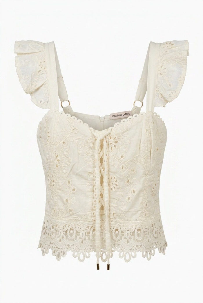 BLUSA OJALILLO CROP TOP