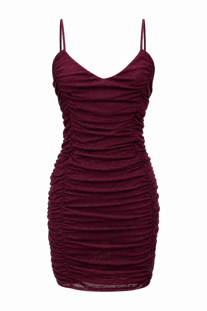 VESTIDO TIRAS BRILLO