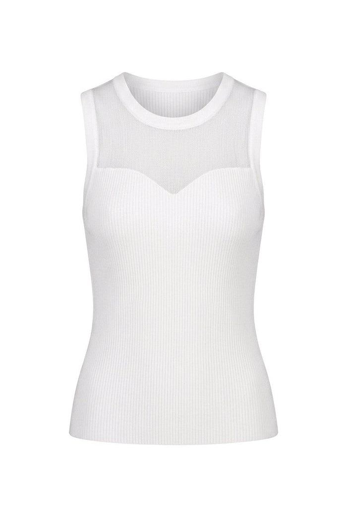 BLUSA BASICA CON TRANSPARENCIA